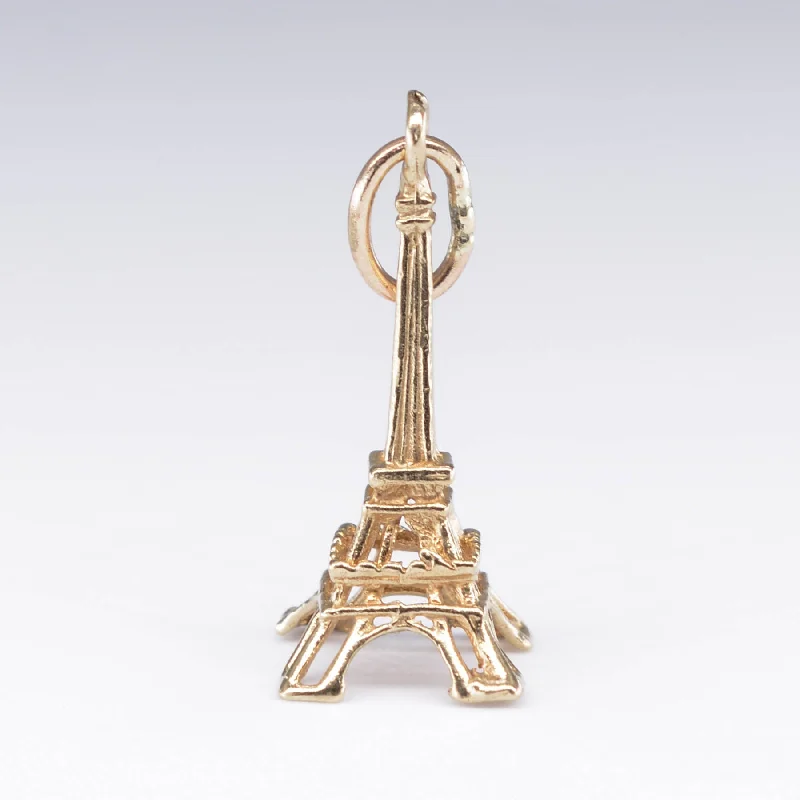 celestial moon and star bracelet 10k Eiffel Tower Charm
