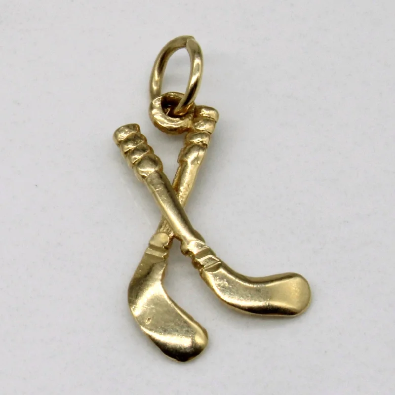rose gold cartilage barbell 10k Yellow Gold Gold Club Pendant