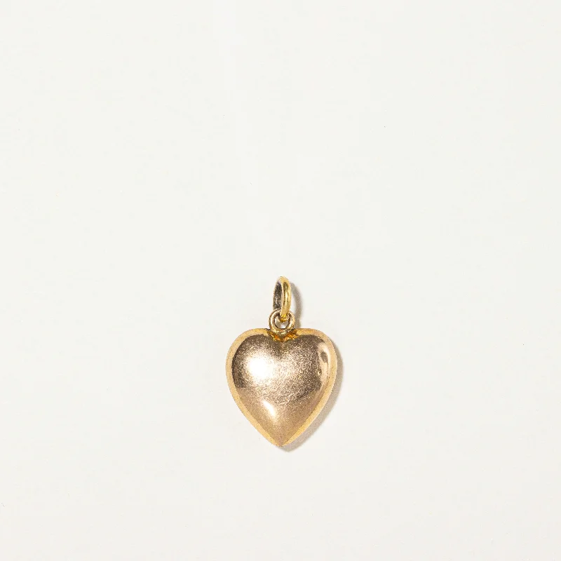 gothic bat ring sterling silver 9k Yellow Gold Heart Charm