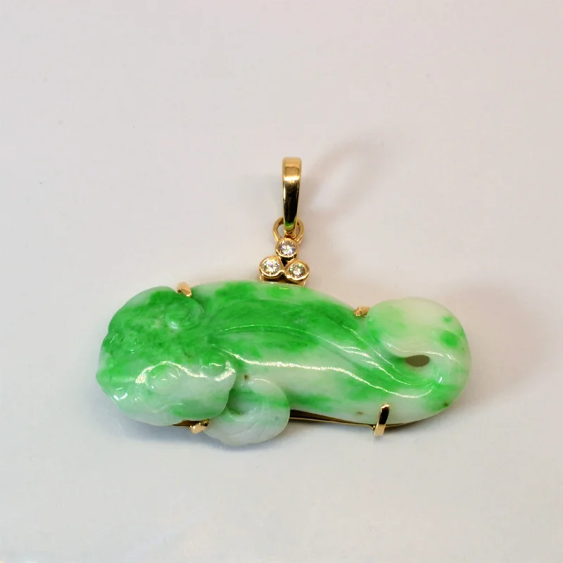 celestial moon and star necklace Cluster Diamond & Jadeite Gold Pendant | 0.50ct | 0.12ctw | celestial moon and star necklace Cluster Diamond & Jadeite Gold Pendant | 0.50ct | 0.12ctw |