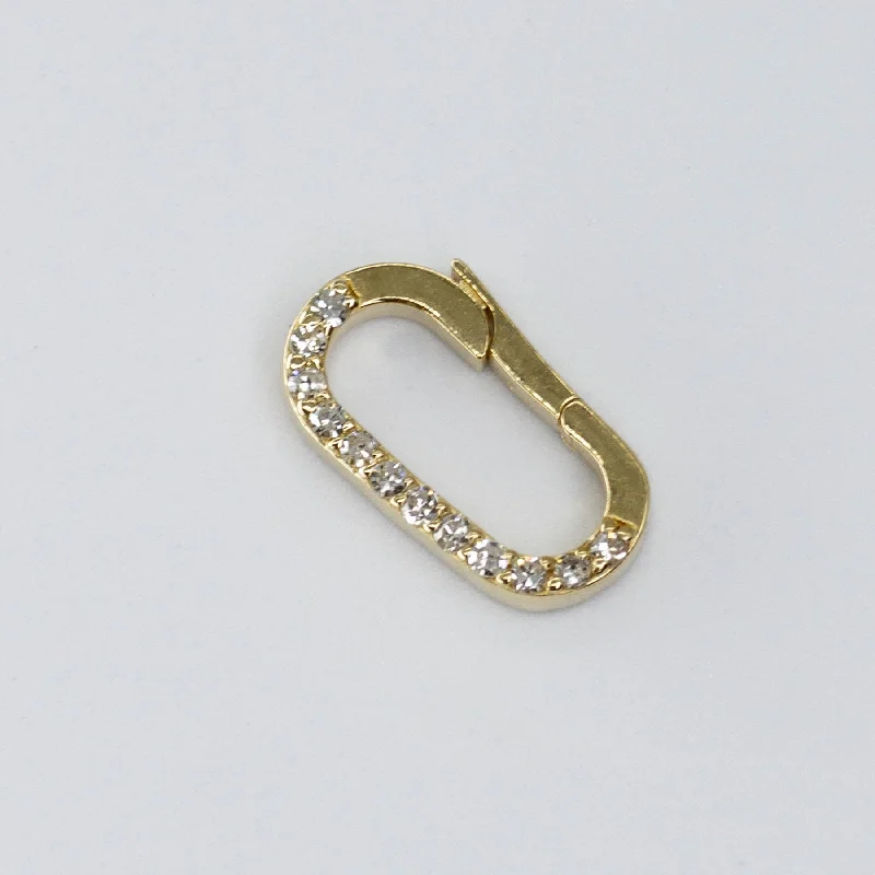 real opal ring for women '100 Ways' Accented Diamond Charm Clasp | 0.09 ctw |