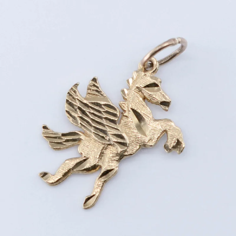 dainty cherry blossom ring 10k Pegasus Charm