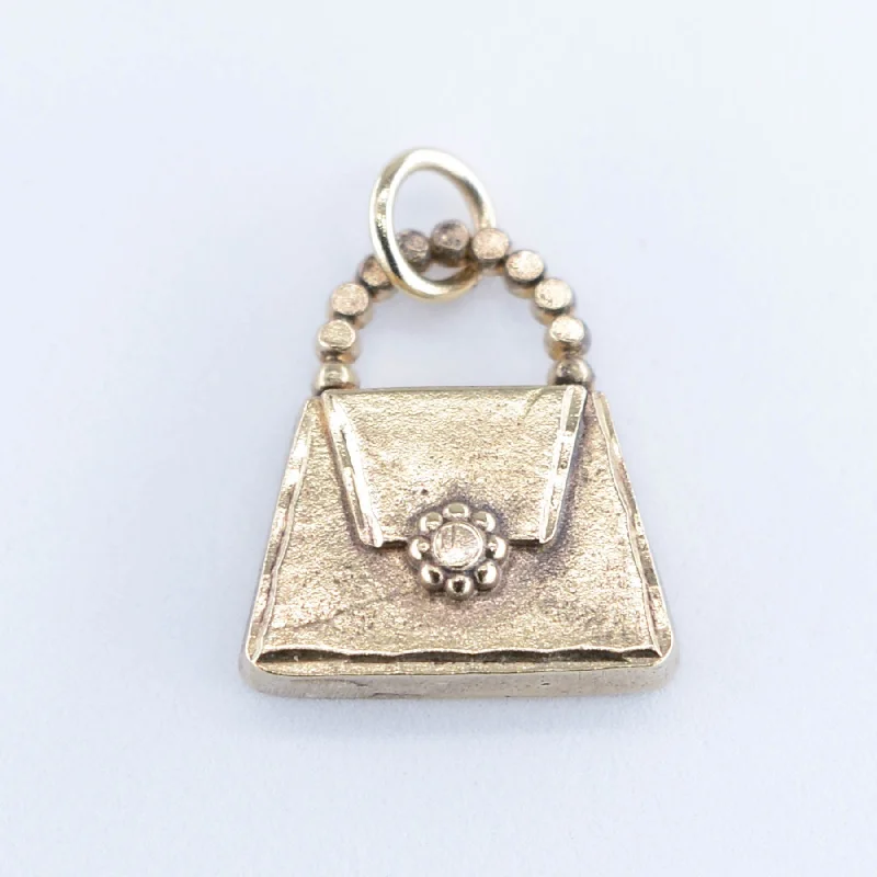 celestial galaxy planet earrings 10k Purse Charm