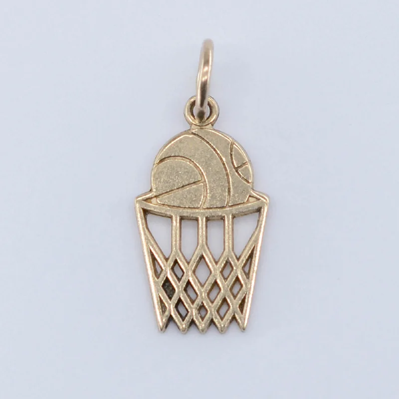 vintage rose-cut diamond ring 10k Basketball Charm
