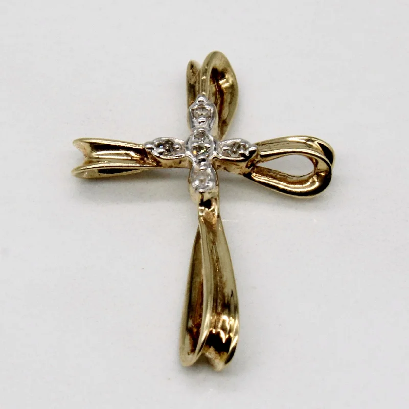 Diamond Cross Pendant | 0.03ctw |