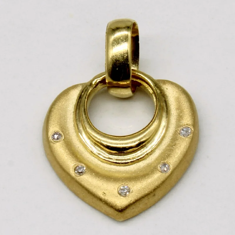 bezel set engagement ring modern Diamond Drop Pendant | 0.02ctw |