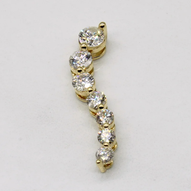 eternity ring for anniversary Diamond Drop Pendant | 0.91ctw |