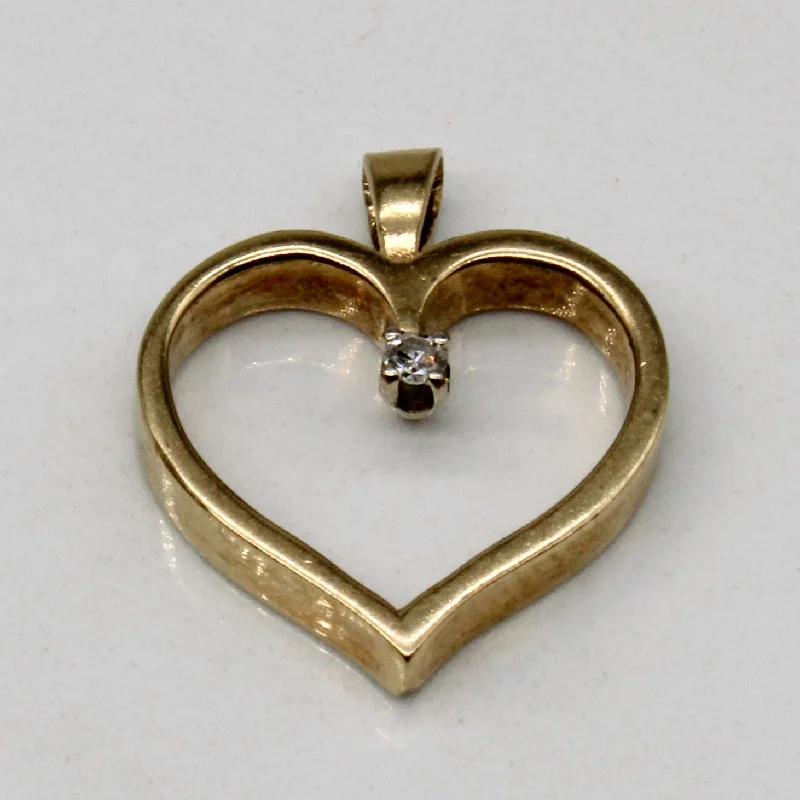 celestial orbit ring set Diamond Heart Pendant | 0.02ct |