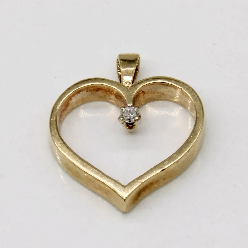 handmade gemstone anklet boho Diamond Heart Pendant | 0.02ct |