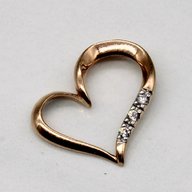celestial sun charm anklet Diamond Heart Pendant | 0.03ctw |