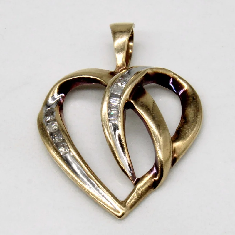 diamond halo stud earrings Diamond Heart Pendant | 0.07ctw |
