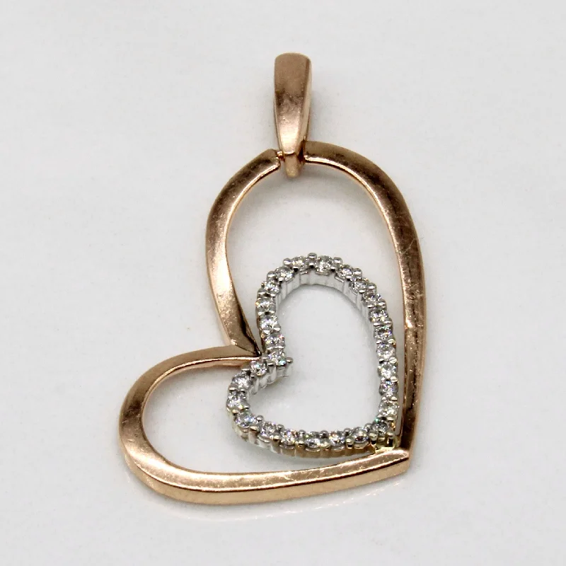 Diamond Heart Pendant | 0.09ctw |