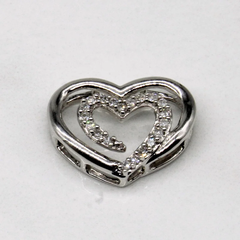 bohemian gemstone choker Diamond Heart Pendant | 0.10ctw |