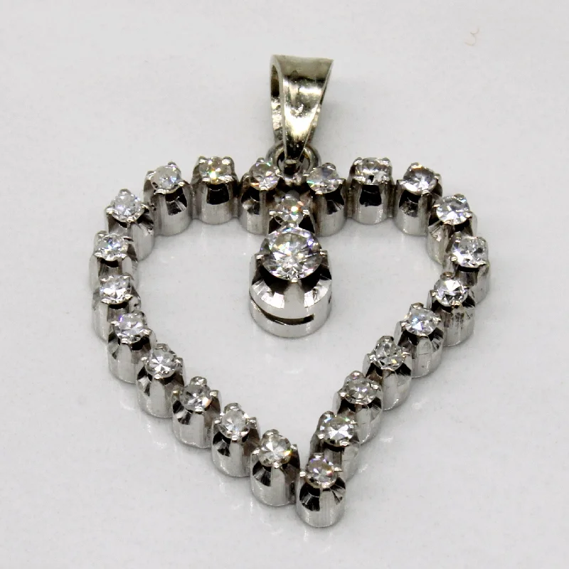 Diamond Heart Pendant | 0.35ctw |