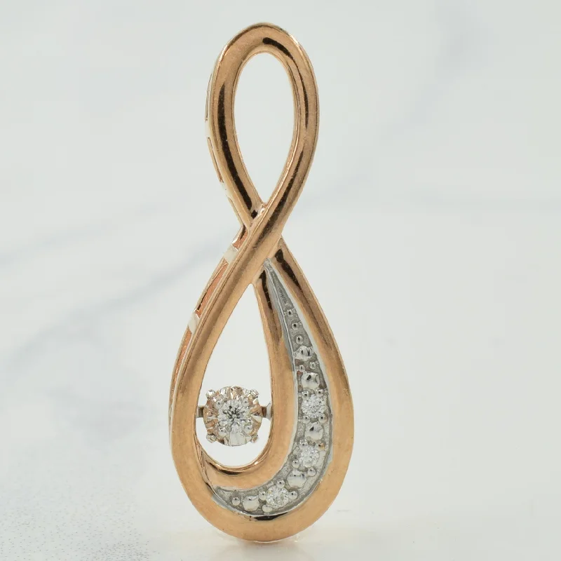 vintage sapphire necklace Diamond Infinity Pendant | 0.05ctw |