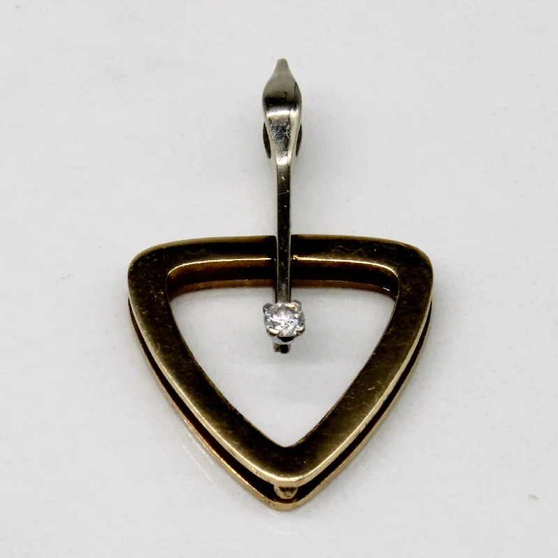 delicate angel wings necklace Solitaire Diamond Pendant | 0.05ct |