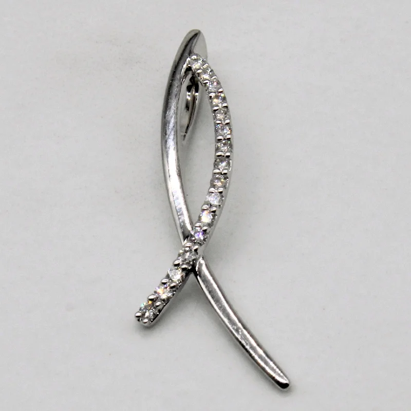 solid gold stacking rings set Diamond Pendant | 0.13ctw |