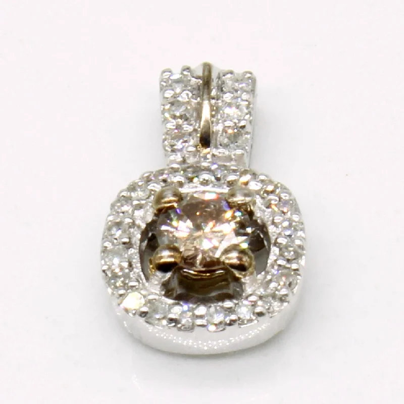 chunky chain necklace trendy Diamond Pendant | 0.23ctw |