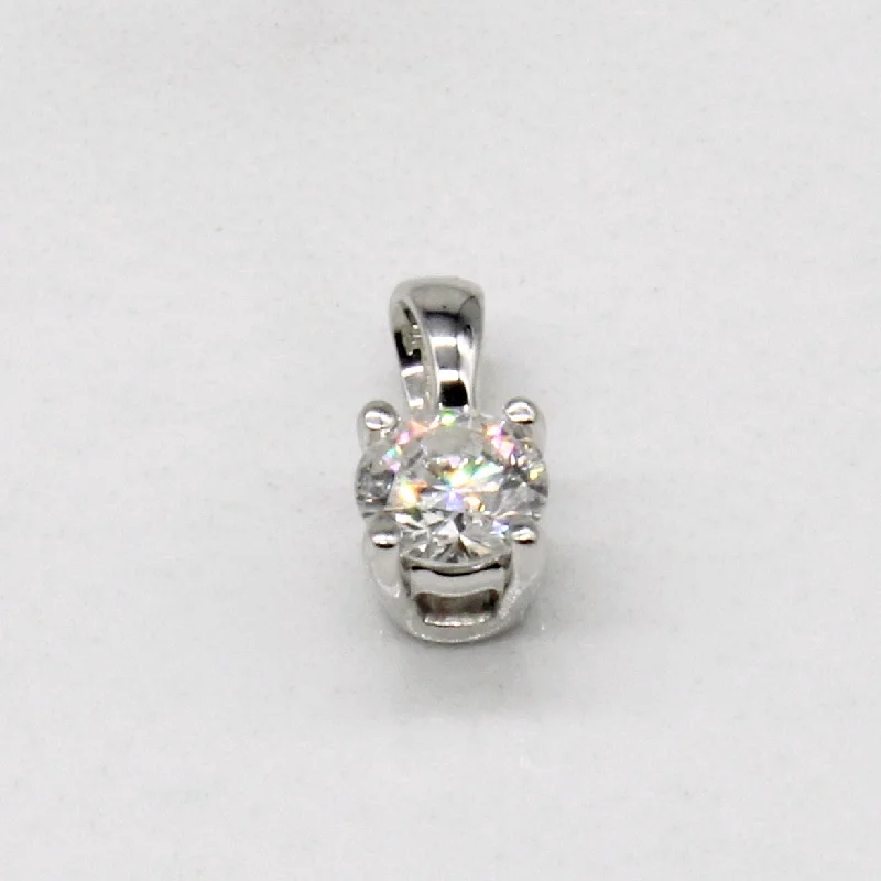 modern hexagon stud earrings Diamond Pendant | 0.25ct |