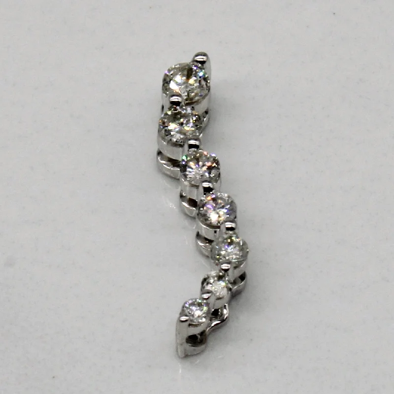 dainty gemstone choker necklace Diamond Pendant | 0.25ctw |