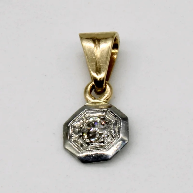 vintage pearl cluster earrings Vintage European Cut Diamond Pendant | 0.06ct |