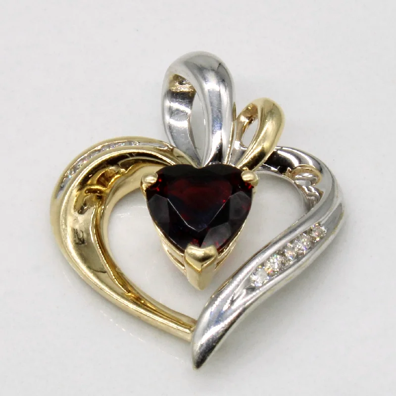 titanium wedding band men’s black Garnet & Diamond Heart Pendant | 1.25ct, 0.07ctw | titanium wedding band men’s black Garnet & Diamond Heart Pendant | 1.25ct, 0.07ctw |