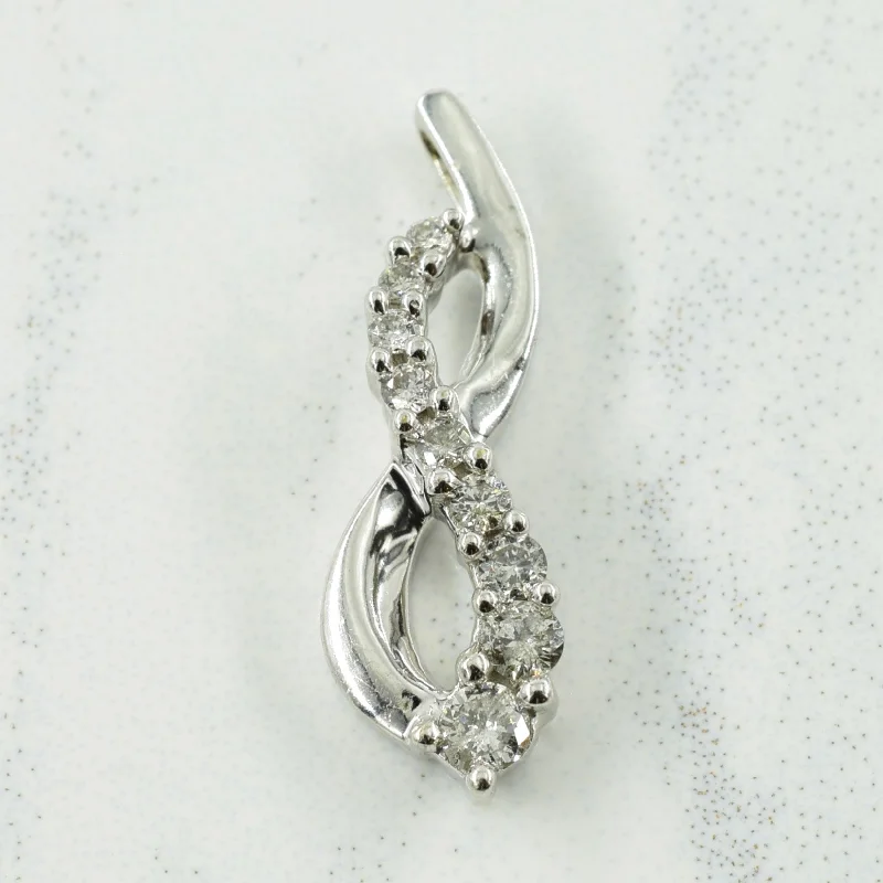 celestial star charm bracelet Infinity Diamond Pendant | 0.18ctw |