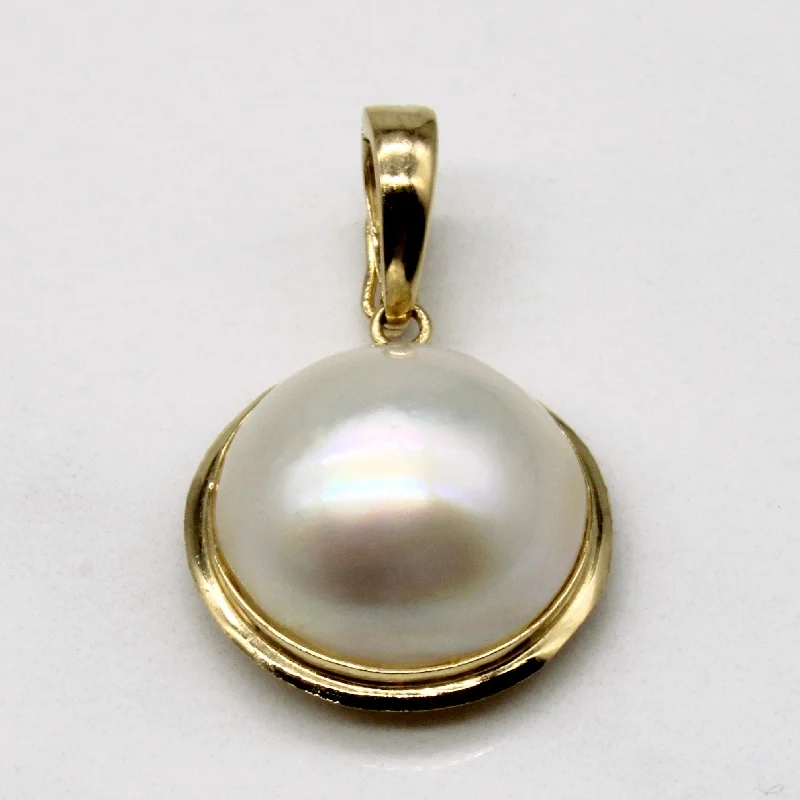 real peridot gemstone ring Mabe Pearl Pendant