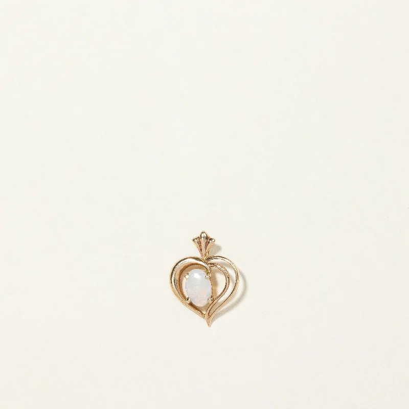 customized infinity bracelet Opal Heart Shaped Pendant | 0.25ct |