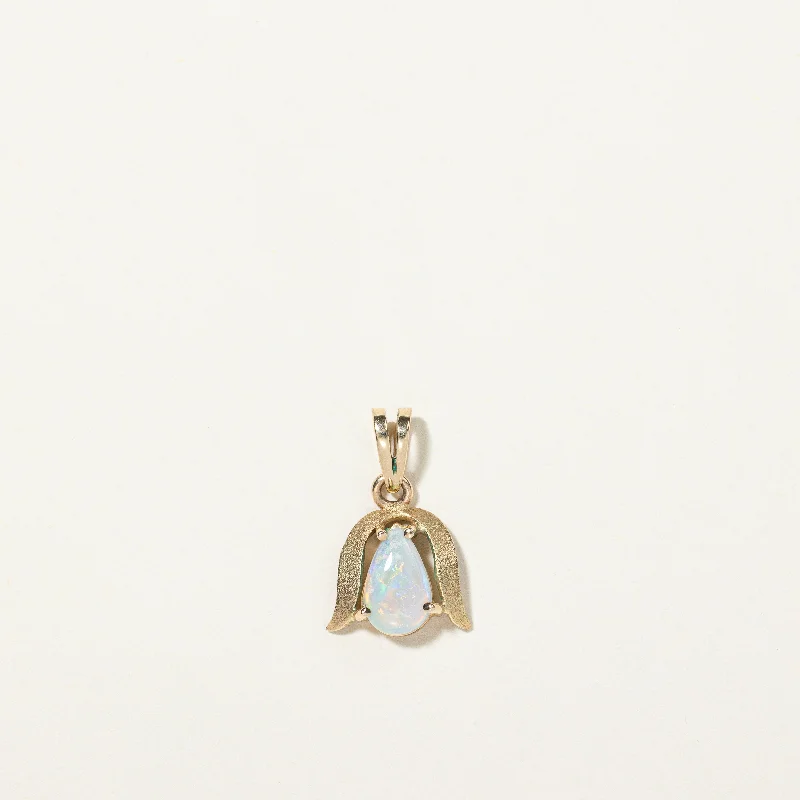 handcrafted gemstone pendant Opal Pendant | 0.45ct |