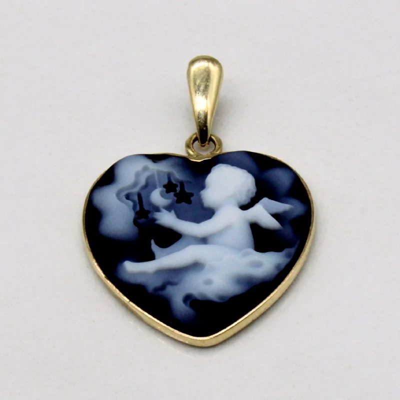 crystal drop earrings elegant Sardonyx Cameo Pendant | 3.00ct |