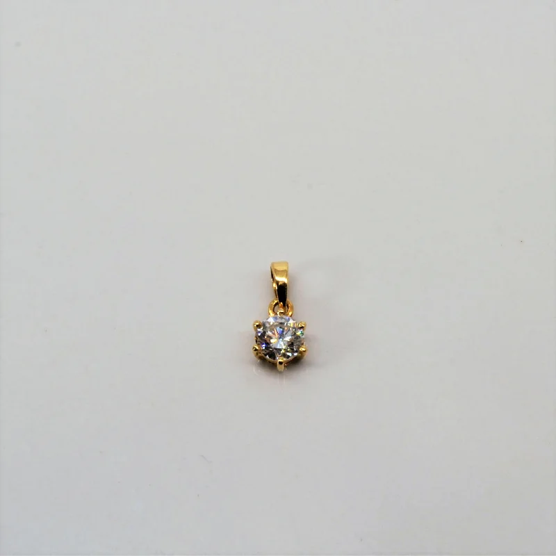 moonstone engagement ring boho Six Prong Diamond Pendant | 0.32ct |