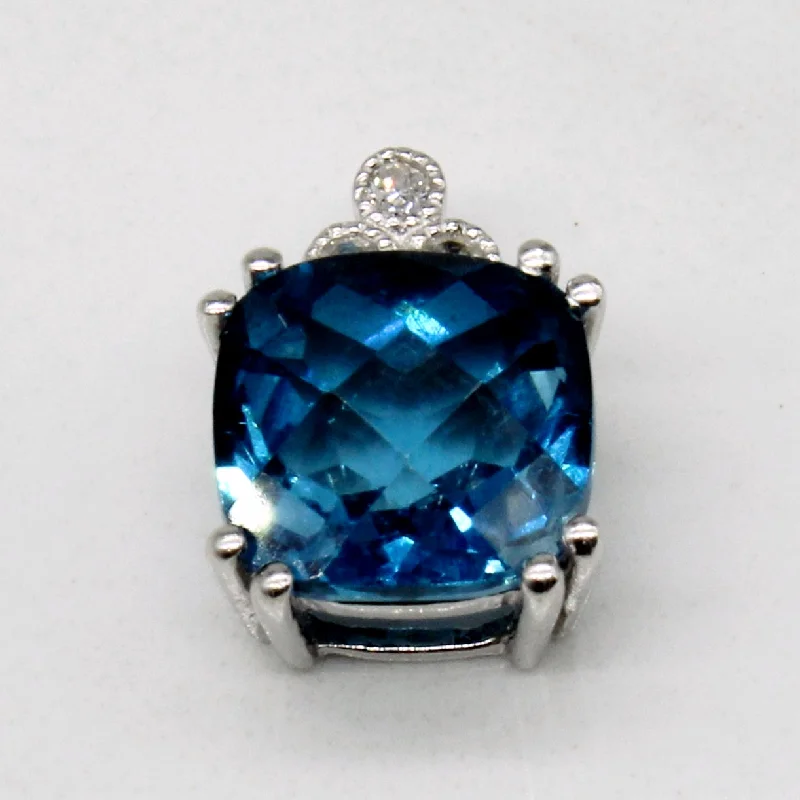 Topaz & Diamond Pendant | 2.50ct, 0.01ctw |