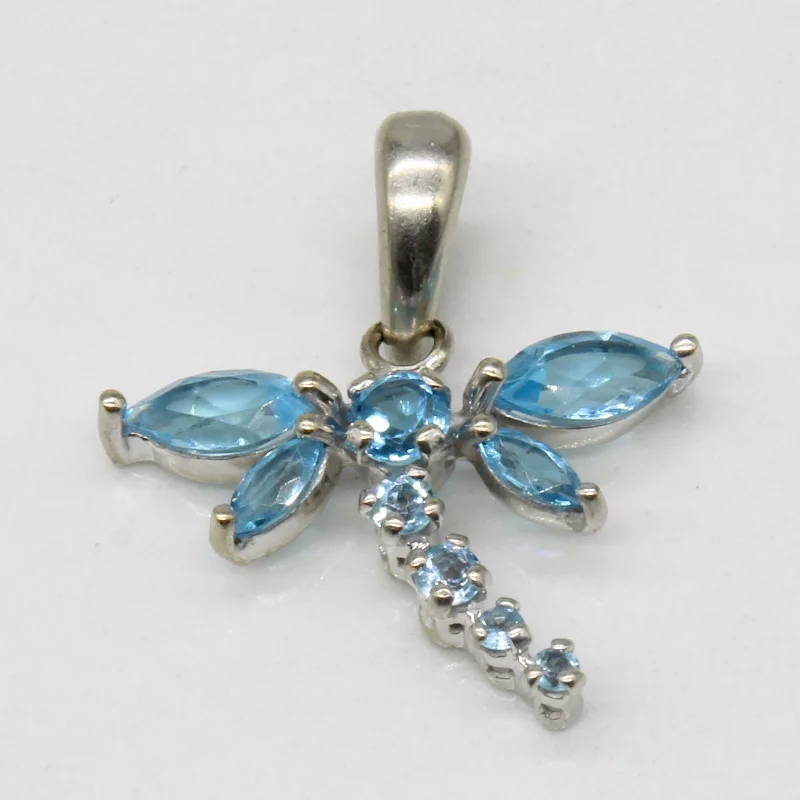 emerald cut diamond earrings Topaz Dragonfly Pendant | 0.49ctw |
