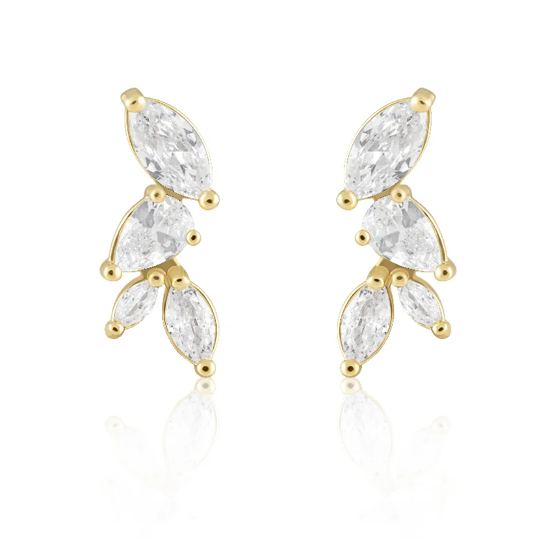 celestial sun and moon earrings Constance Stud