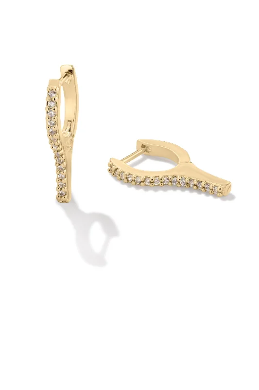 chunky silver hoop earrings Dagger Earring