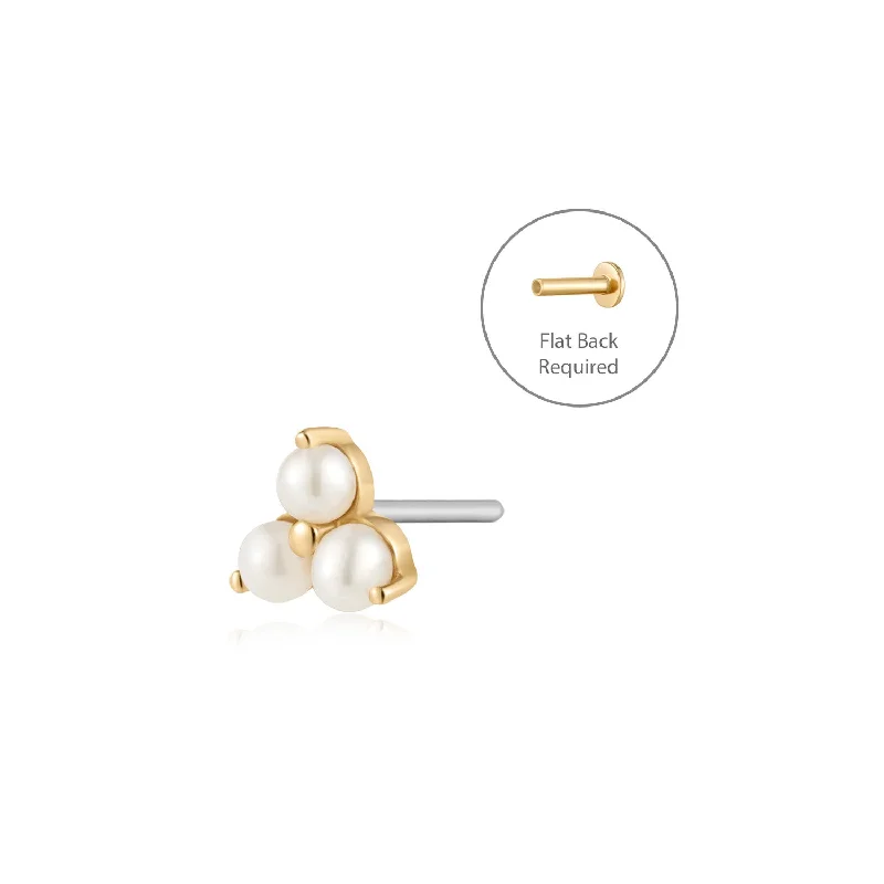 real opal ring for women ETTA - Flat Back Earring