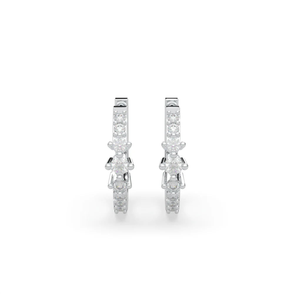 modern baguette diamond ring Ice Earring | Summit