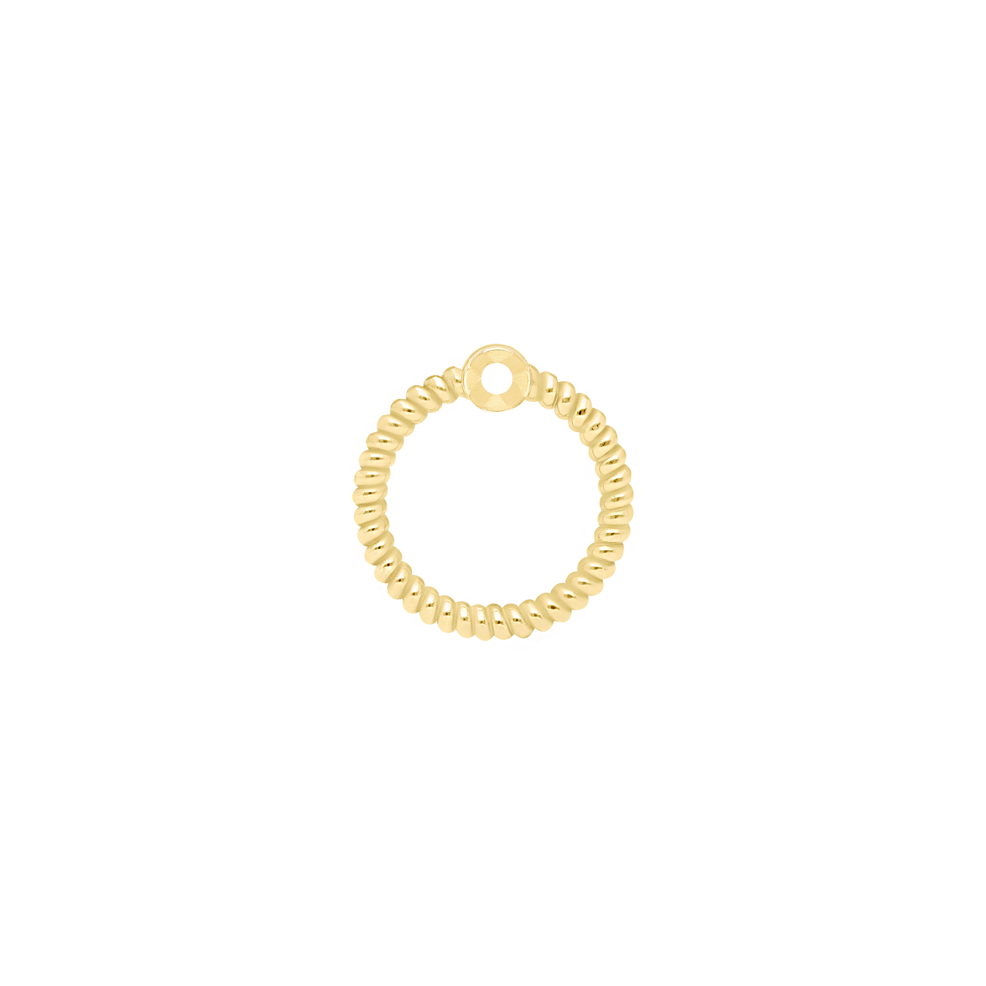 minimal gold ring stack Lio