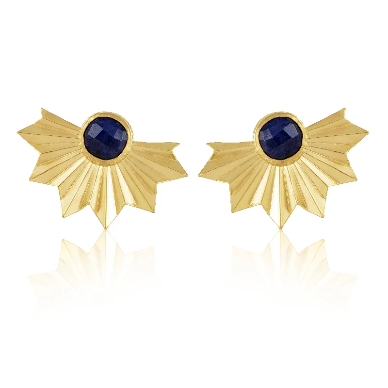 elegant pearl necklace with diamonds Naya Lapis Statement Earring