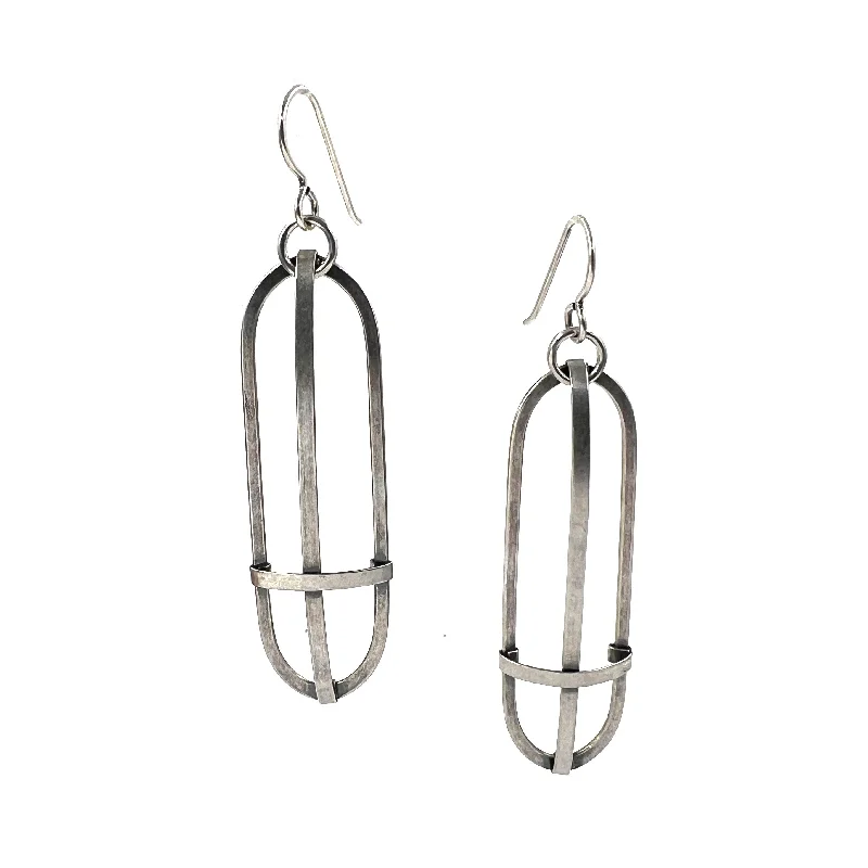 Oval Air Earrings