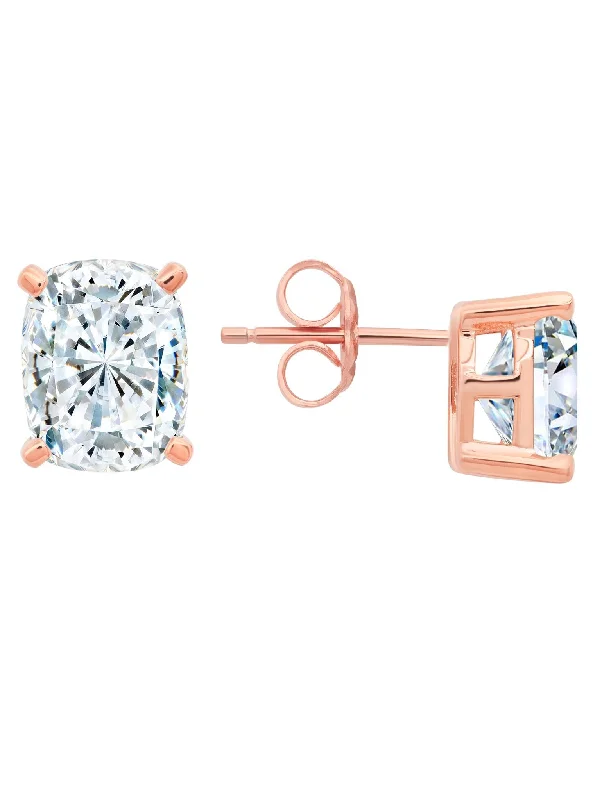 adjustable gemstone choker Radiant Cushion Cut Earrings Finished in 18kt Rose Gold adjustable gemstone choker Radiant Cushion Cut Earrings Finished in 18kt Rose Gold