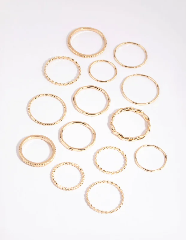 real diamond eternity band Gold Fine Mixed Band Ring Pack