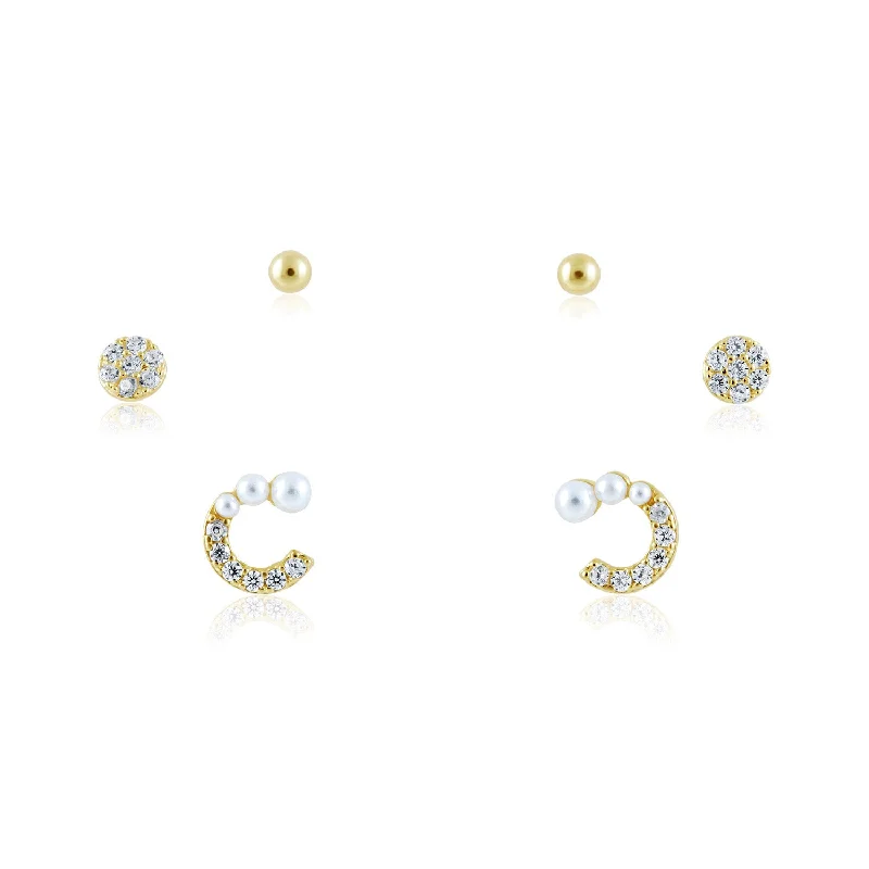 delicate marquise diamond band Show Stopper Earring Set