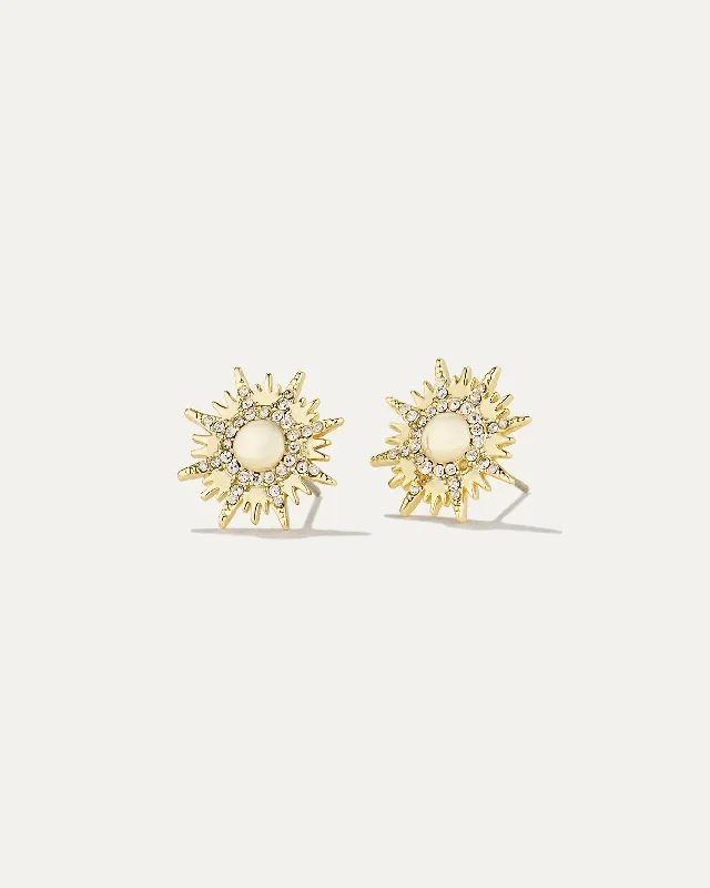 dainty chain bracelet layered Sol Earrings