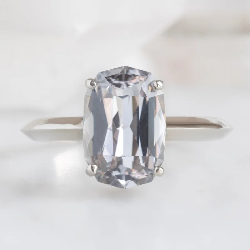 gemstone cluster earrings silver The Bryn Ring | 3.12ct Cushion Cut Lilac Sapphire in 14K White Gold gemstone cluster earrings silver The Bryn Ring | 3.12ct Cushion Cut Lilac Sapphire in 14K White Gold