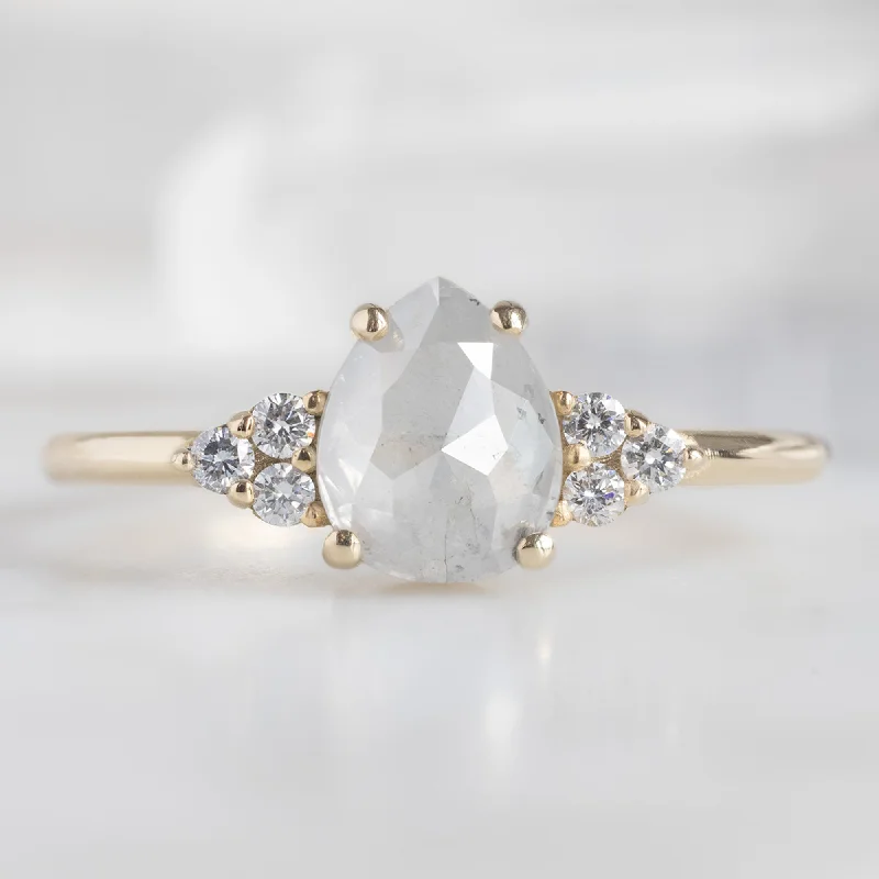 handmade ceramic bead bracelet The Ivy Ring | 0.92ct Rose Cut Icy White Diamond in 14K Yellow Gold handmade ceramic bead bracelet The Ivy Ring | 0.92ct Rose Cut Icy White Diamond in 14K Yellow Gold