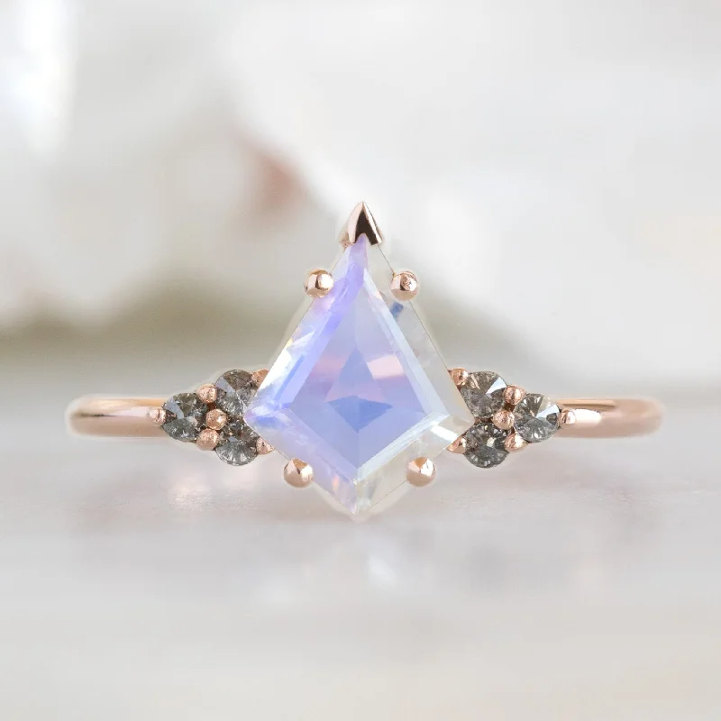 handmade gemstone anklet boho The Ivy Ring | 0.96ct Kite Moonstone in 14K Rose Gold handmade gemstone anklet boho The Ivy Ring | 0.96ct Kite Moonstone in 14K Rose Gold