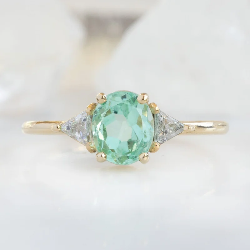 minimalist sapphire drop necklace The Jade Ring | 0.89ct Oval Emerald in 14K Yellow Gold minimalist sapphire drop necklace The Jade Ring | 0.89ct Oval Emerald in 14K Yellow Gold