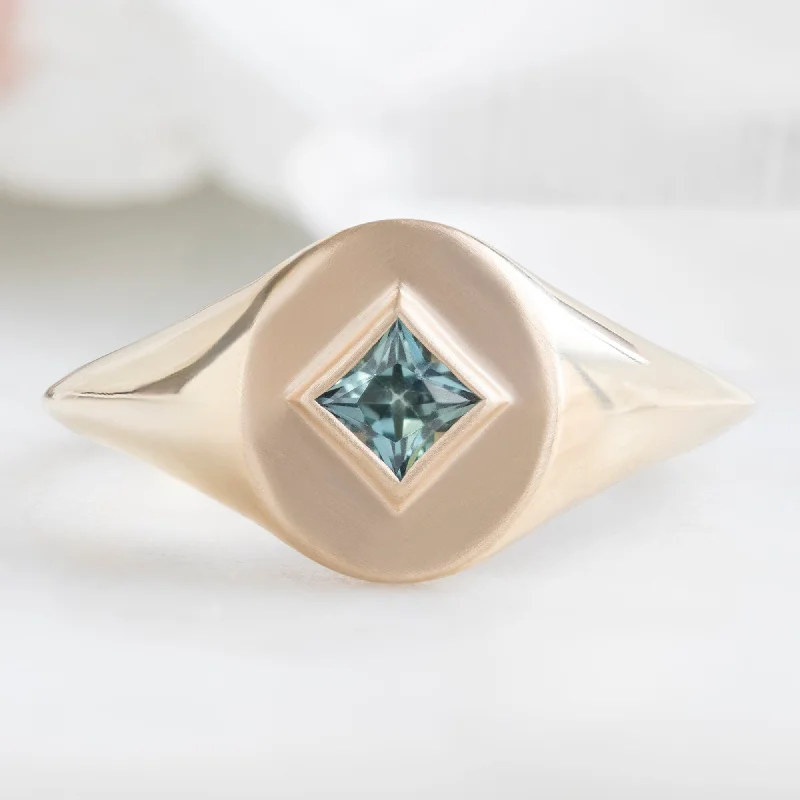 modern geometric silver ring The Signet Ring | 0.40ct Kite Montana Sapphire in 10K Yellow Gold modern geometric silver ring The Signet Ring | 0.40ct Kite Montana Sapphire in 10K Yellow Gold